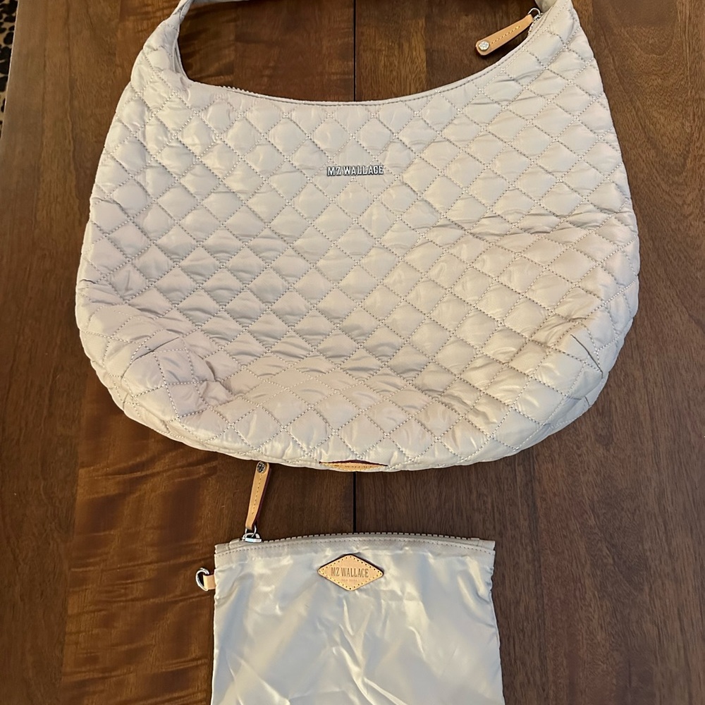 MZ Wallace Mushroom Large Metro Shoulder Bag